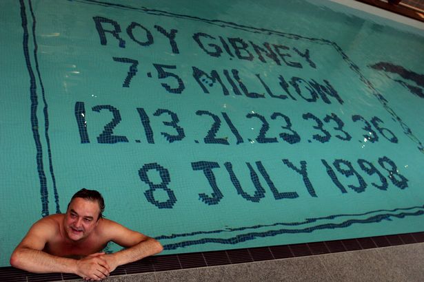 Lottery millionaire Roy Gibney