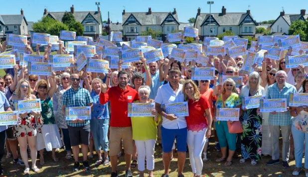 People’s Postcode Lottery players celebrate big £3 million win in ...