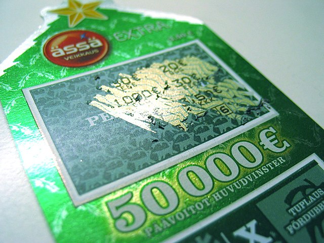 lottery scratchcard