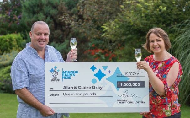 alan and claire gray euromillions winners