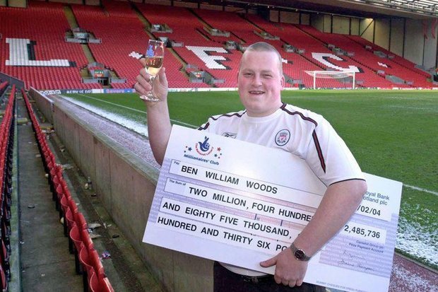 national lottery winner ben woods