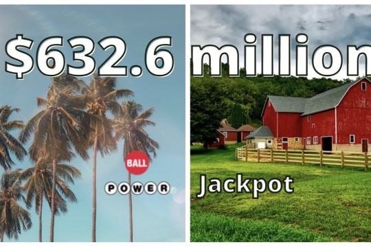 Two Tickets Share $632.6 million Powerball Jackpot