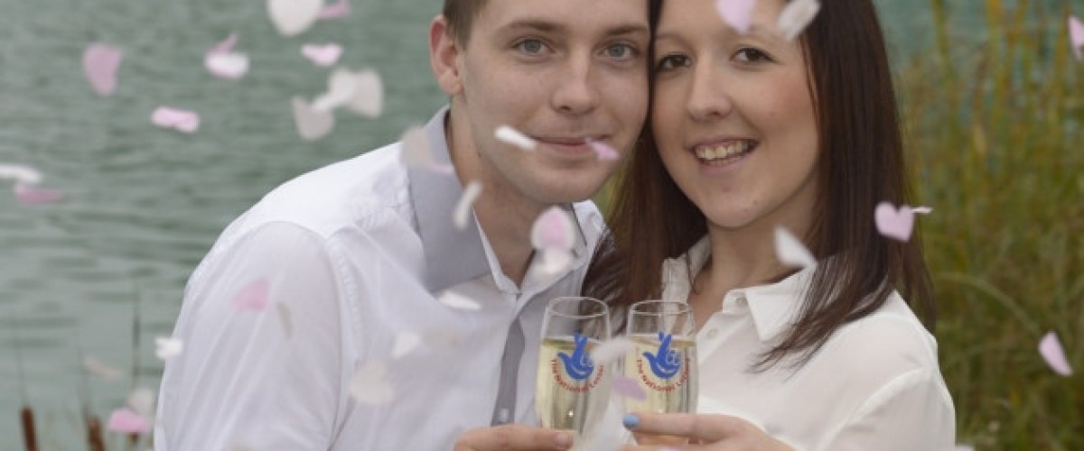 Young couple plan their dream wedding after scooping top prize on the EuroMillions lottery