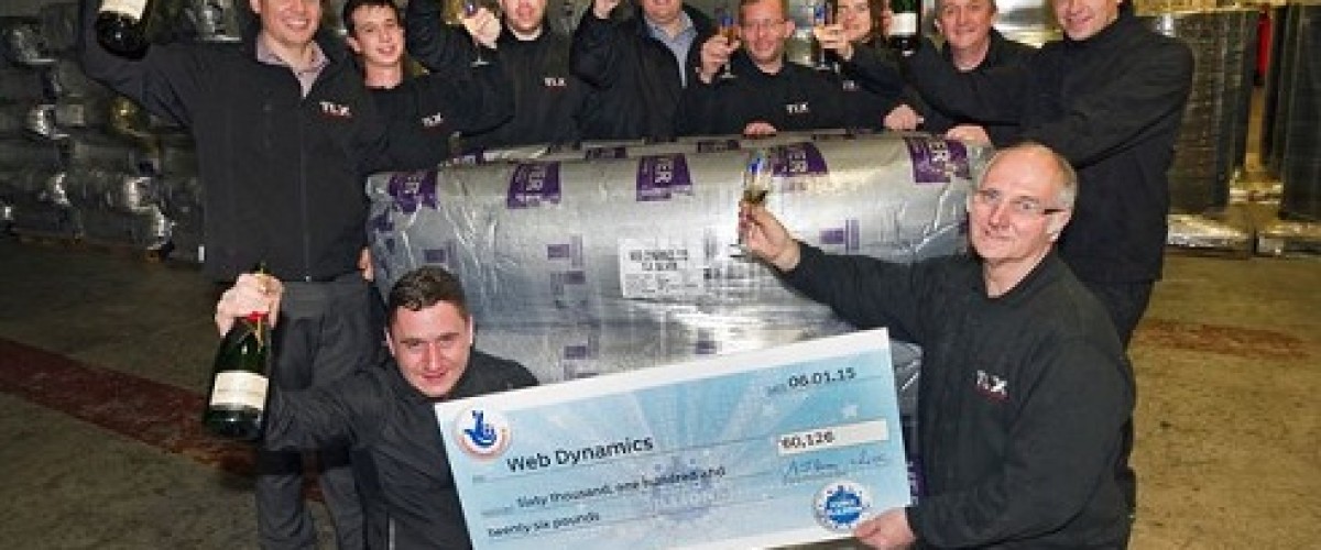 Manchester factory syndicate celebrate EuroMillions win