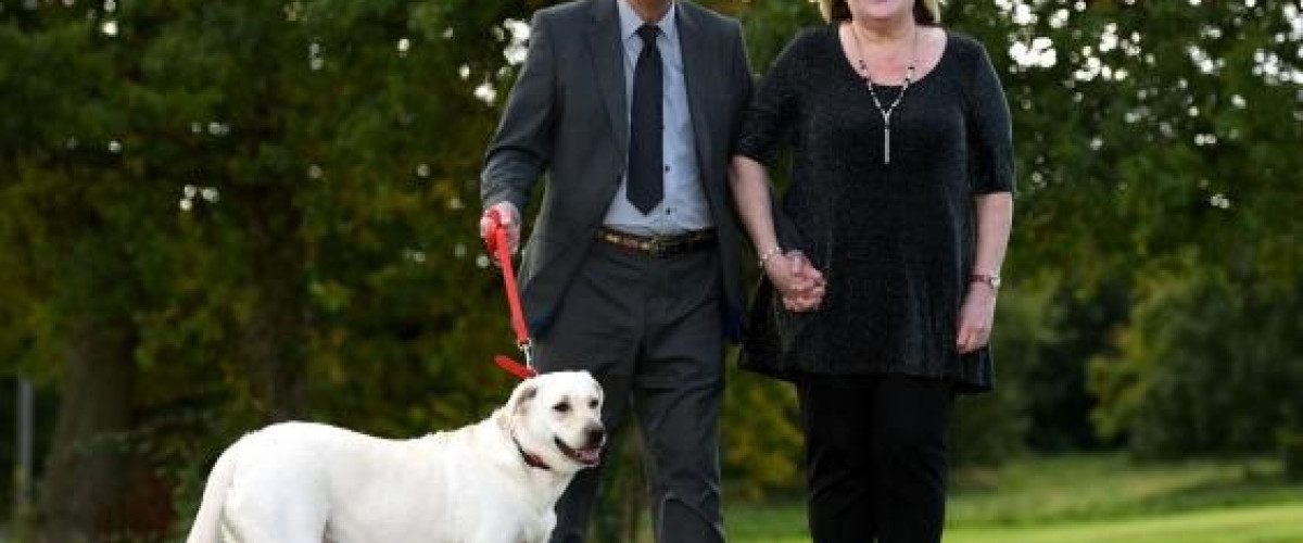 Couple have labrador dog to thank for double EuroMillions win