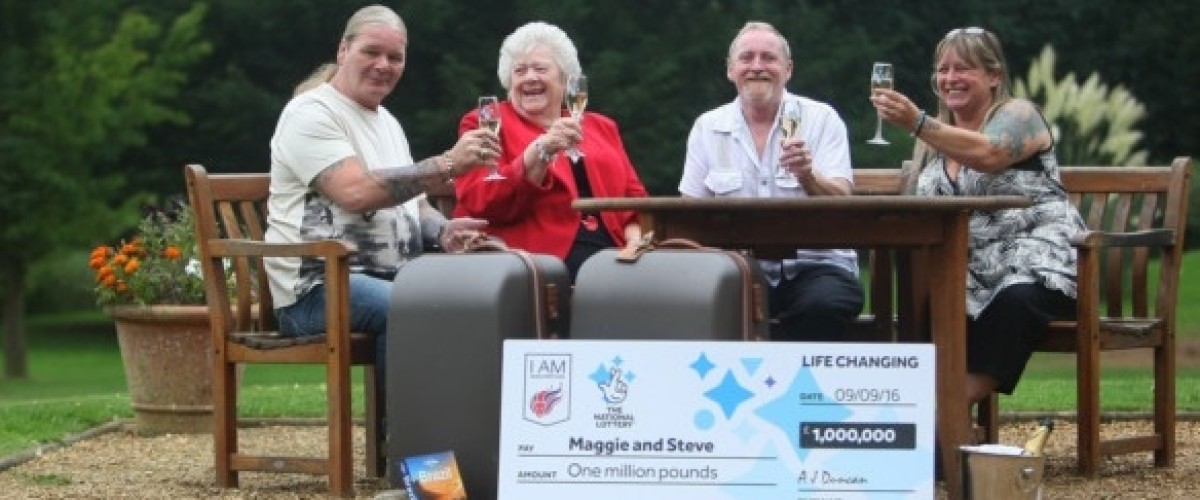 Syndicate of family friends win £1 million on the EuroMillions, plus a luxury trip to Brazil