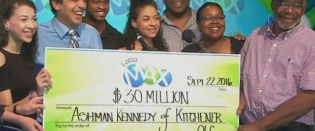 $30m Canadian Lotto Max winner to help out his family