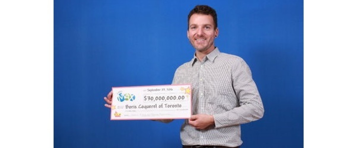 Toronto man finally claims $30 million Lotto Max jackpot after a month of waiting