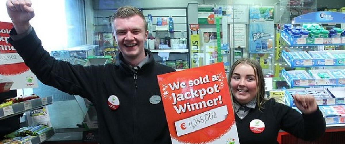€11.3 million winning Irish Lotto ticket was sold in Dublin city centre