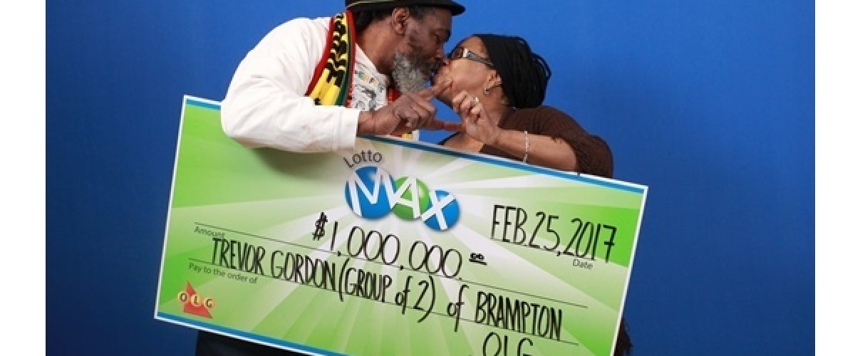 Brampton Ontario residents win $1 million on the Canadian Lotto Max