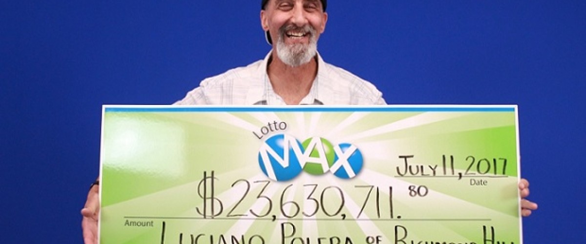 Luciano has his wife to thank for $23.6m Lotto Max win