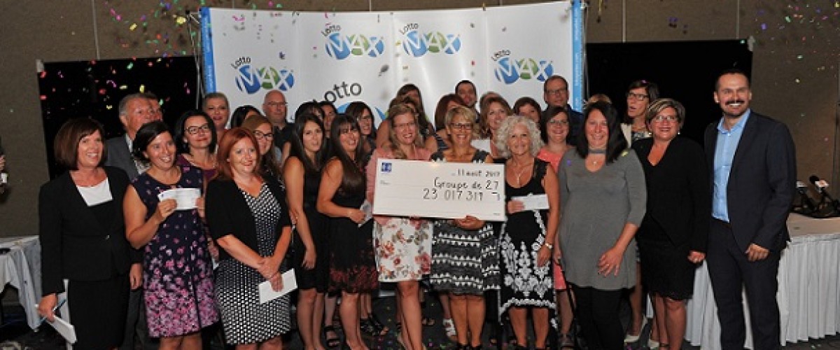 Christmas presents treat after $23m Lotto Max jackpot win