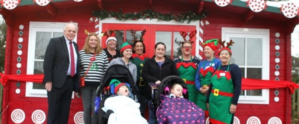 South West National Lottery winners come together for Christmas cheer at children’s hospice