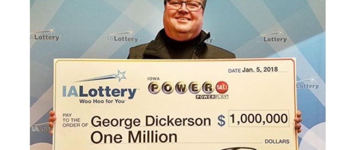 Braving the cold earns Iowa man $1 million Powerball prize