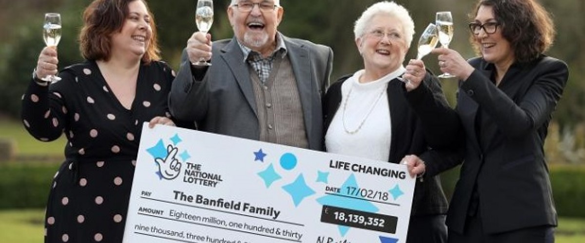 Financial security and a 1930s suit for £18m winning UK Lotto family