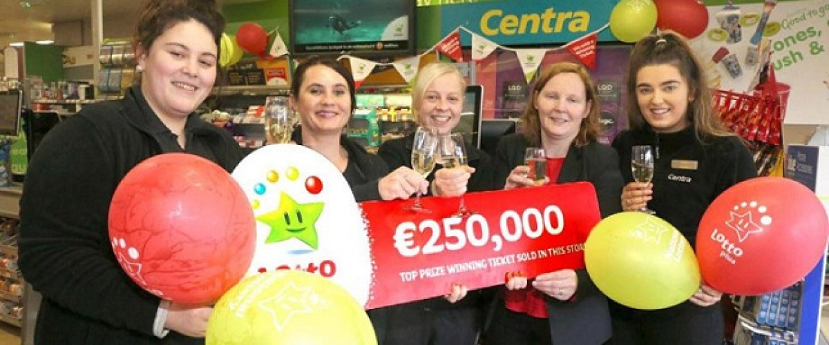 €250,000 lucky Irish Lotto Plus 2 winners claim their prizes