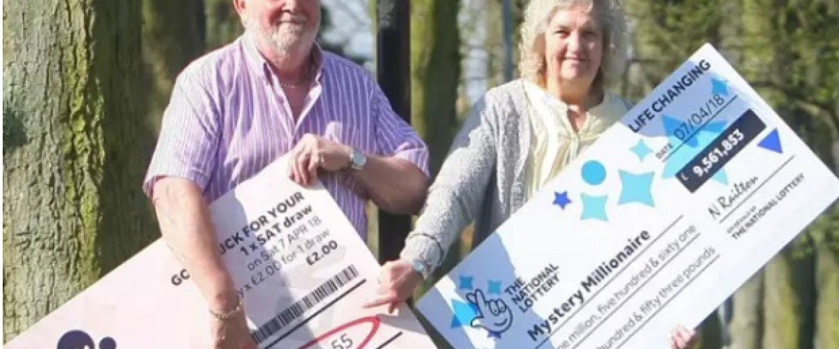 Couple still looking for bargains despite £4.5m UK Lotto jackpot win