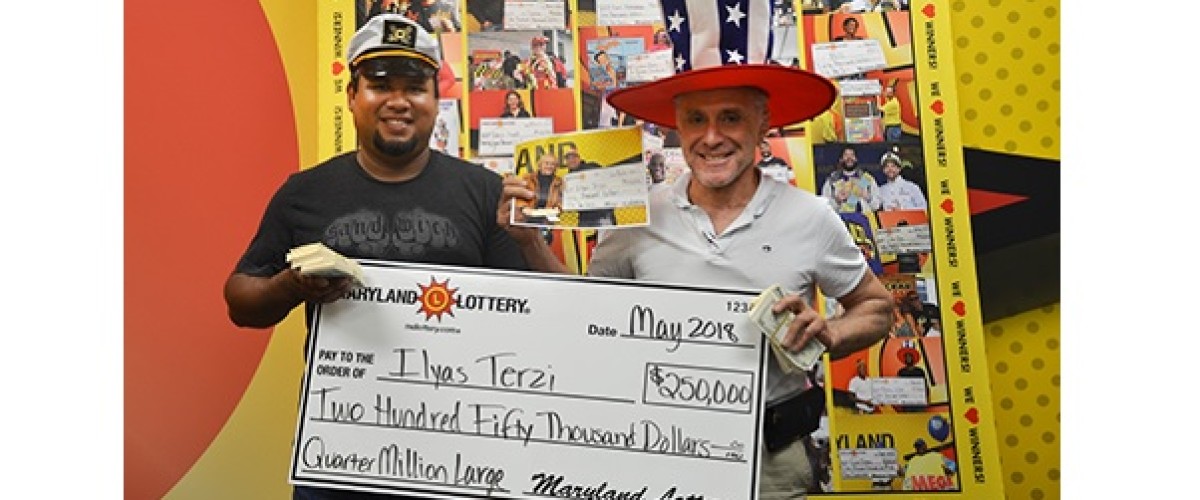 Maryland man tops up $50,000 lottery win with $250,000 scratch card fortune