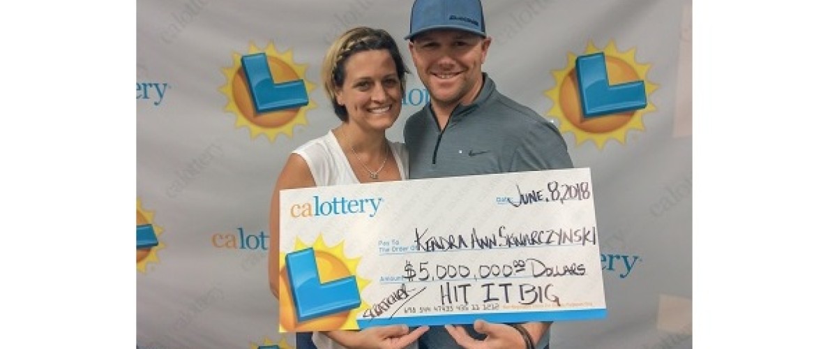 Californian couple claim $5 million scratch off prize thanks to wife’s lucky touch