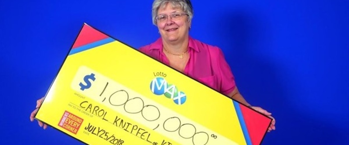 Carol Wins $1m Lotto Max Prize on her Retirement Day