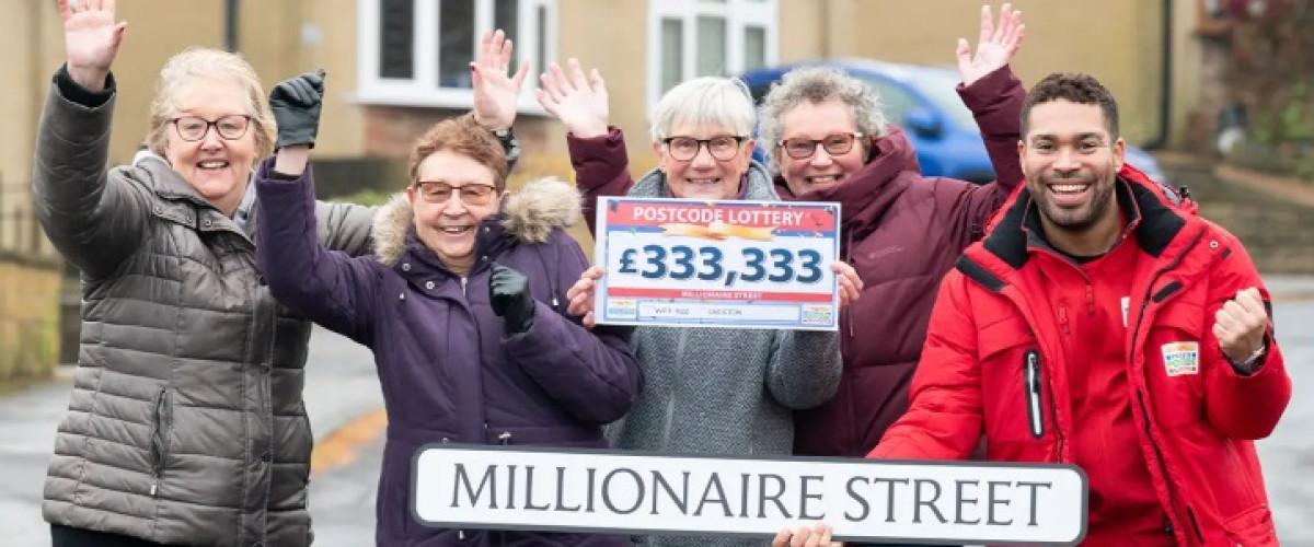 Syndicate Wins £333,333 Postcode Lottery Prize