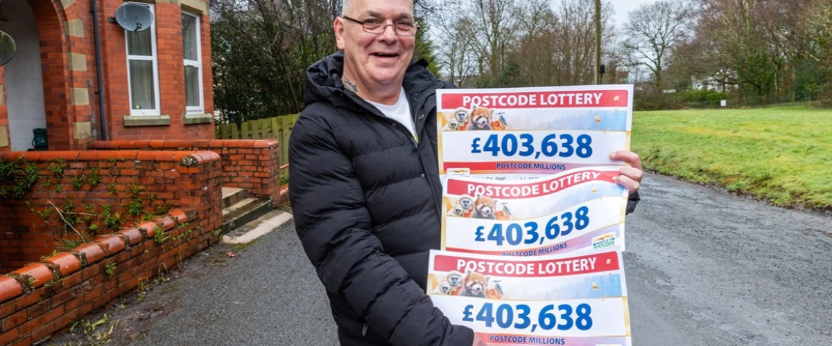 £2,000 Win Turned out to be £1.21m Postcode Lottery Prize