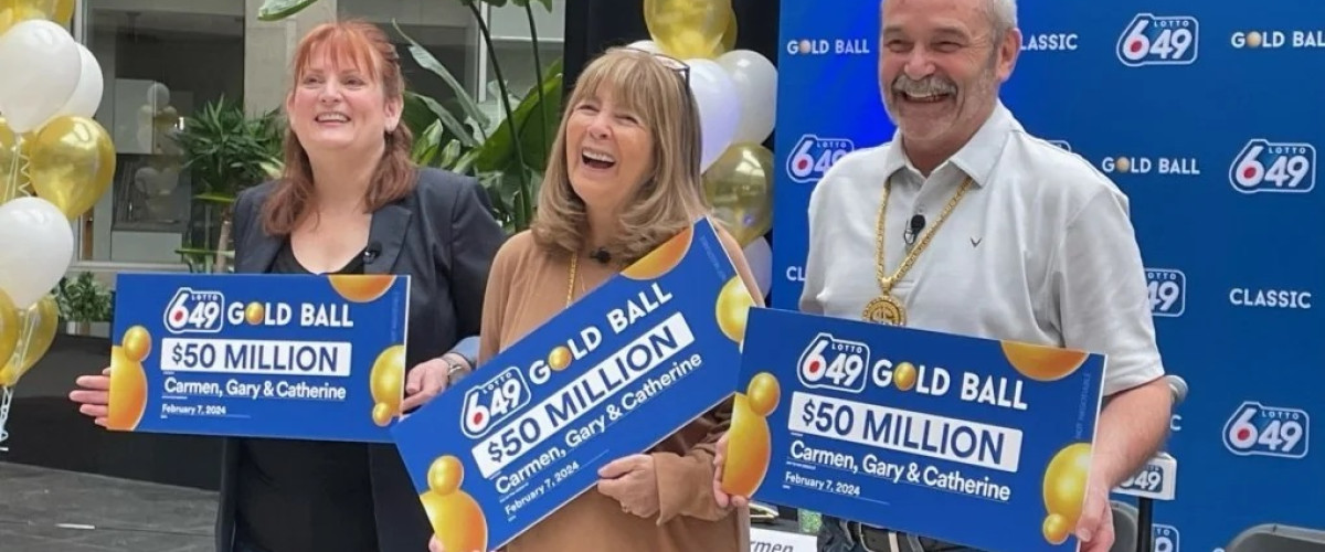 Three Friends Share $50 million Lotto 6/49 Jackpot