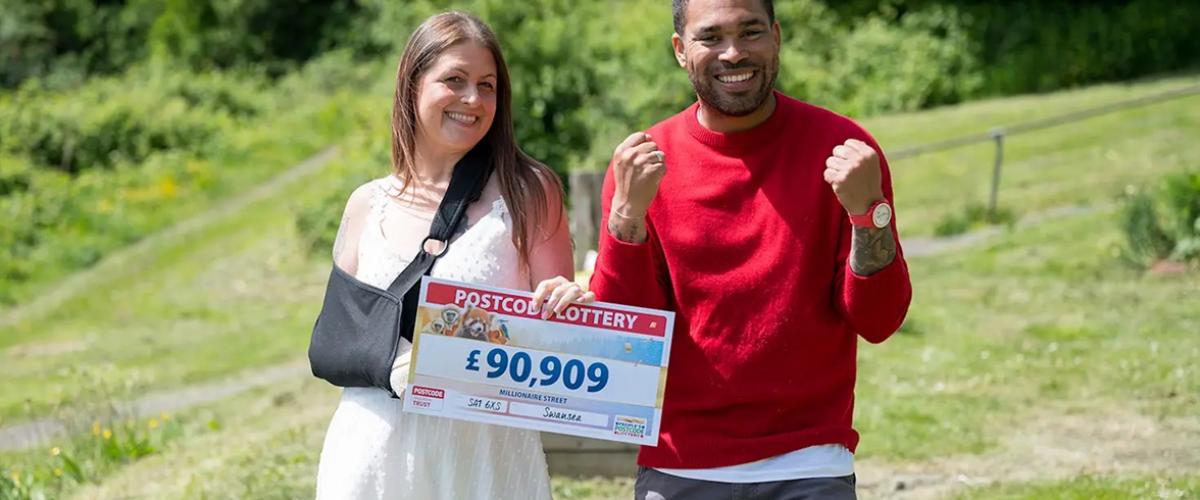 Lucky Break for £90,909 Postcode Lottery Winner