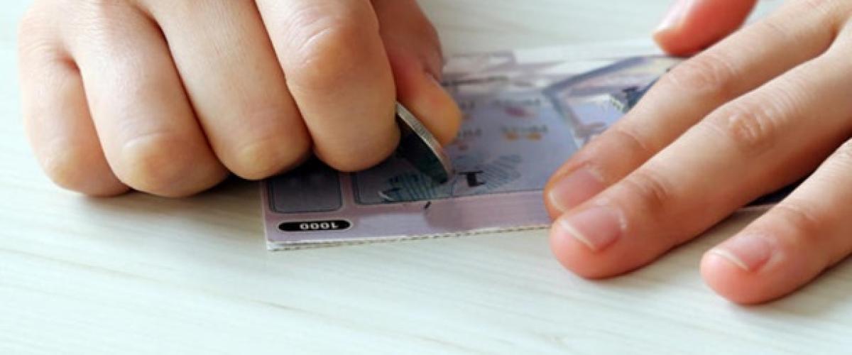 Appropriate Song Playing as $1 million Scratchcard Prize Discovered