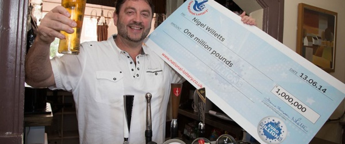All-Night Celebration as Pub Landlord wins £1 million