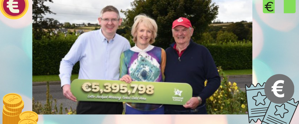Patience Pays off with €5.4 million Irish Lotto Win