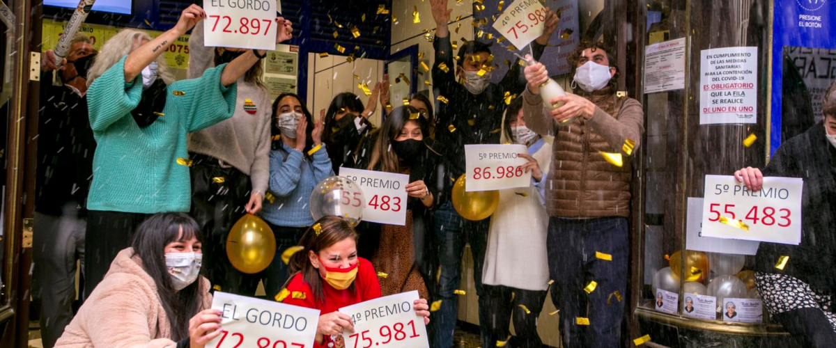 Celebrations for Spanish Christmas Lottery Winners