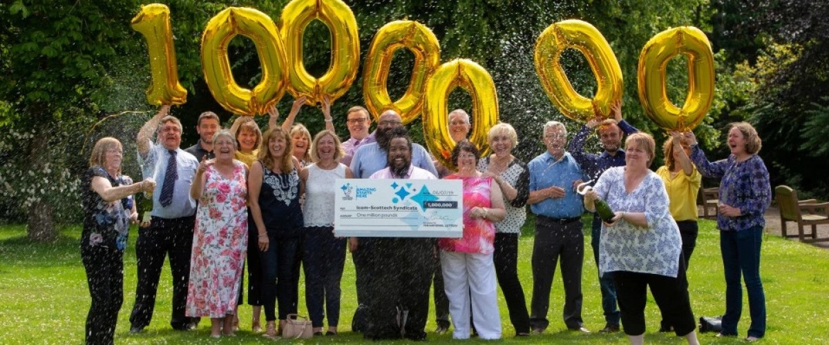 EuroMillions windfall for 19 person Scottish syndicate