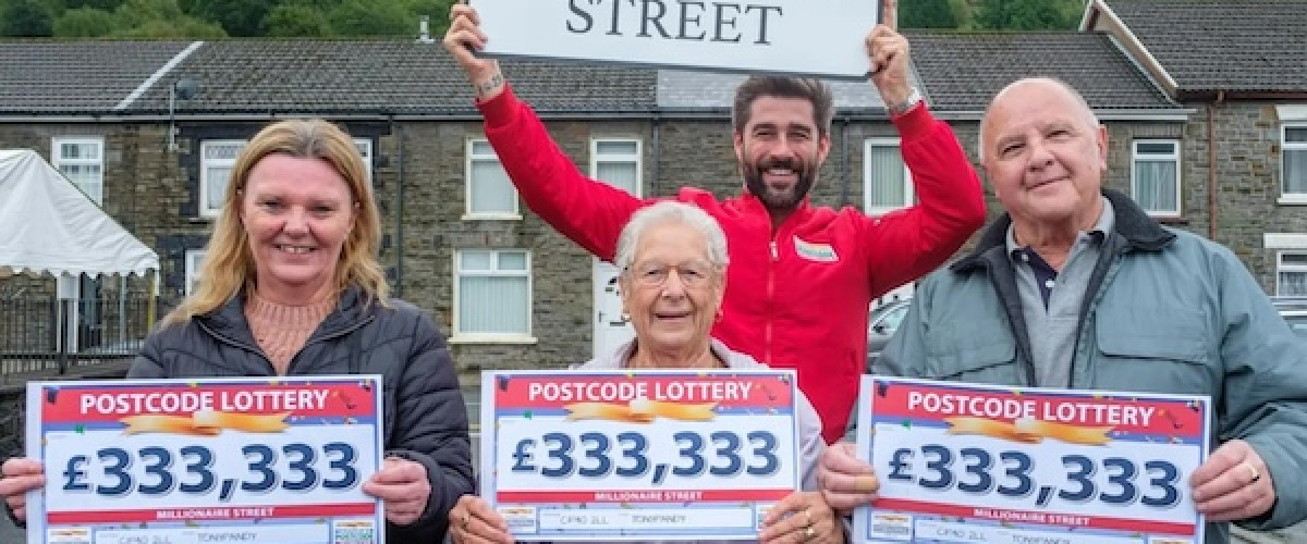 £333,333 Postcode Lottery Win Cheers up Hospitalised Barry